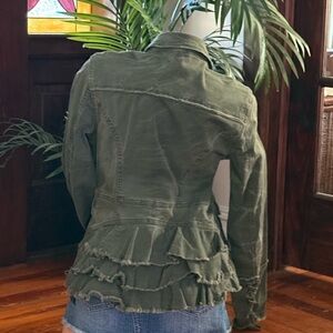 Free People Army Green Jacket Size Medium
